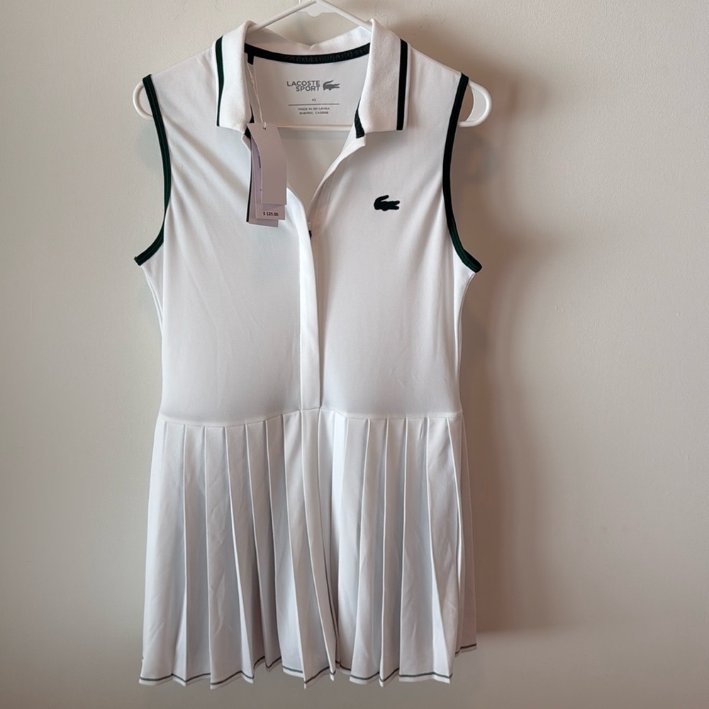 NWT Lacoste Tennis Dress Size 42 - 10